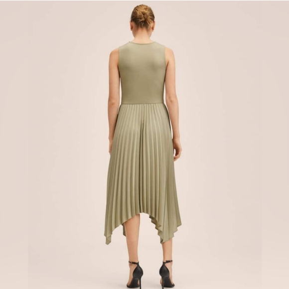Mango Pleated Dress - Picture 2 of 4